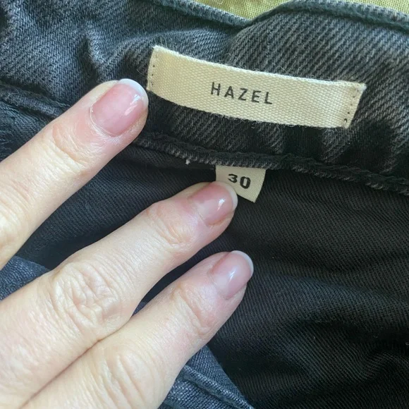 imogene + willie Washed Black High-Rise Jean Shorts - Picture 11 of 12